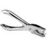 Taladrador q-connect kf18765 de tenaza metalico cromado 1 taladro abertura 6 mm capacidad 6 hojas