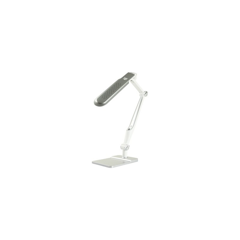 Lampara de oficina q-connect sobremesa profesional abs 32 leds 9 w interruptor sensor 3 niveles color cromado Lampara de oficina q-connect sobremesa profesional abs 32 leds 9 w interruptor sensor 3 niveles color cromado
