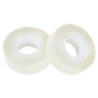 Cinta adhesiva q-connect invisible 7,5 mt x 19 mm con portarrollo en blister