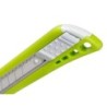 Cuter q-connect plastico ancho con guia metalica cuchilla ceramica 18 mm xd-43 blister 1 unidad