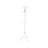 Perchero metalico q-connect blanco 8 colgadores 173x51 cm