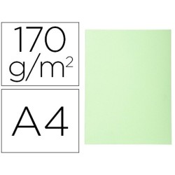 Subcarpeta cartulina reciclada exacompta din a4 verde vivo 170 gr
