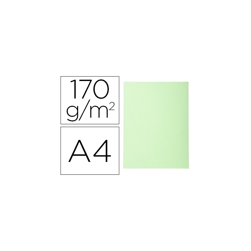 Subcarpeta cartulina reciclada exacompta din a4 verde vivo 170 gr