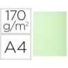 Subcarpeta cartulina reciclada exacompta din a4 verde vivo 170 gr