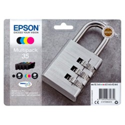Ink-jet epson 35 t3586 pro wf-4720dwf / 4725dwf / 4730dtwf / 4740dtwf multipack negro amarillo cian magenta