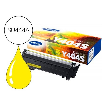 Toner samsung clt 404 para sl-c430/c480 amarillo 1000 paginas