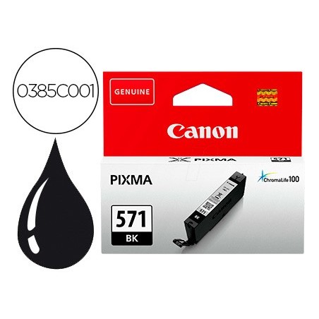 Ink-jet canon cli-571 pixma mg6852 / ts6050 / ts8050 negro