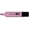Rotulador q-connect fluorescente pastel violeta punta biselada