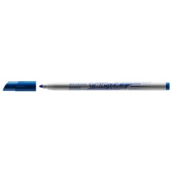 Rotulador bic velleda fino para pizarra azul punta redonda 1 mm