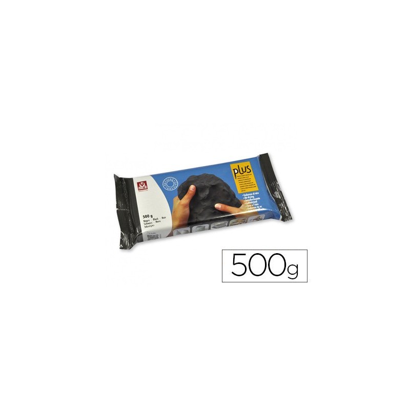 Arcilla sio-2 plus negra endurece al aire paquete de 500 gr Arcilla sio-2 plus negra endurece al aire paquete de 500 gr