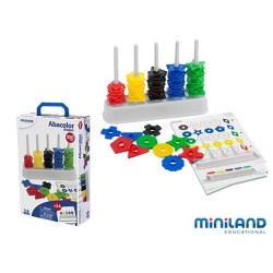 Abaco miniland con surtido de formas y colores