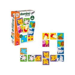 Juego diset educativo domino animals