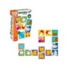 Juego diset educativo domino animals