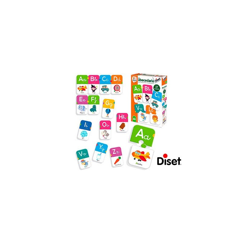 Juego diset educativo el abecedario