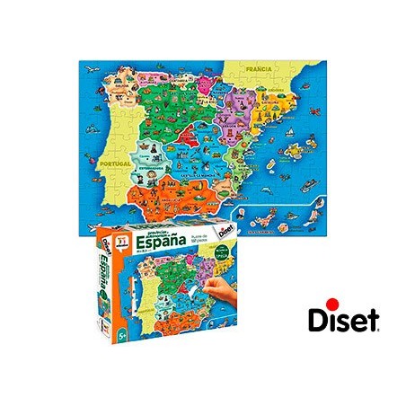 Juego diset didactico provincias de españa