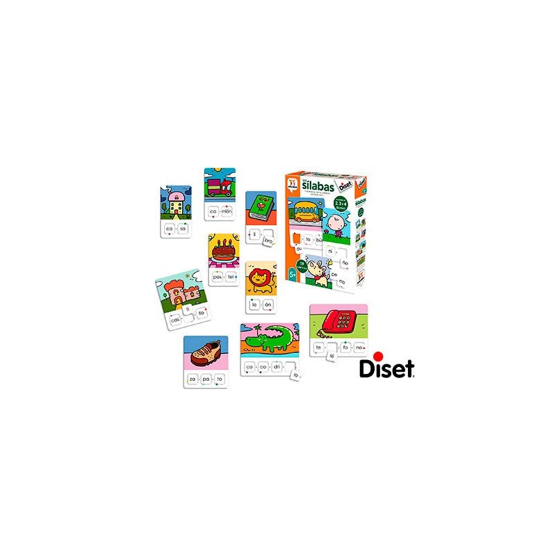 Juego diset didactico las silabas