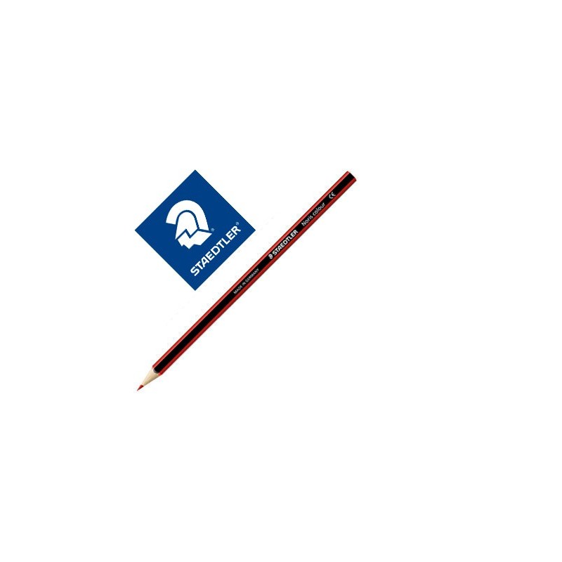Lapiz de color staedtler wopex ecologico rojo