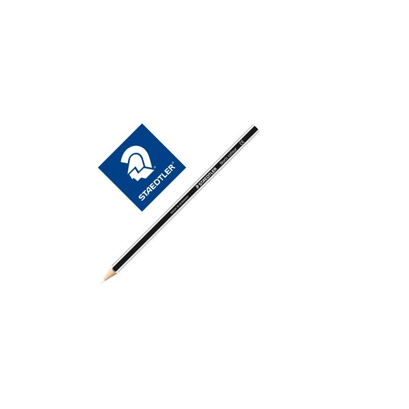 Lapiz de color staedtler wopex ecologico blanco