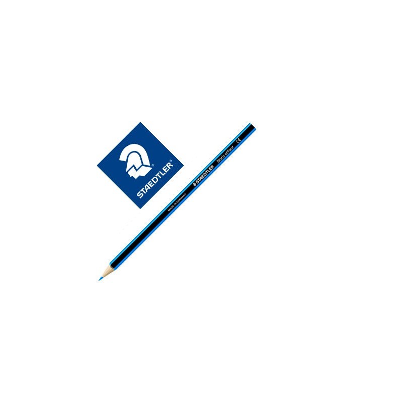 Lapiz de color staedtler wopex ecologico azul
