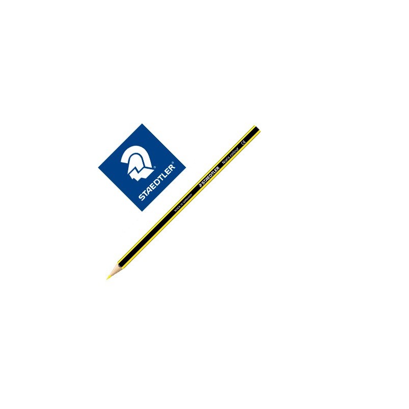 Lapiz de color staedtler wopex ecologico amarillo claro