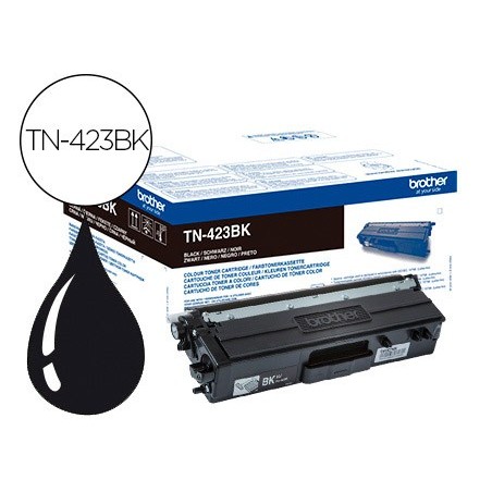 Toner brother tn-423 para dcp-l8410 cdn / 8410 cdw / hl-l8260 cdw / mfc-l8360 cdw / 8690 cdw / 8900 cdw negro