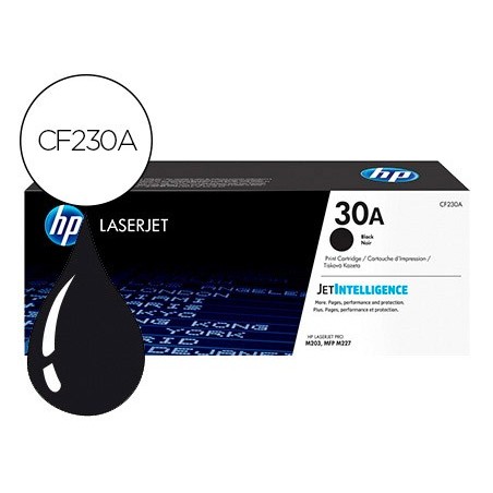 Toner hp 30a laserjet pro m203 / mfp m227 negro 1600 paginas