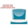 Sello x'stamper quix personalizable color rojo medidas 16x48 mm q-11
