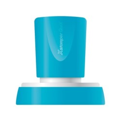 Sello x'stamper quix personalizable color azul redondo diametro 38 mm q-53