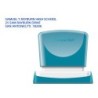 Sello x'stamper quix personalizable color azul medidas 14x60 mm q-14