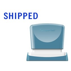 Sello x'stamper quix personalizable color azul medidas 13x49 mm q-13
