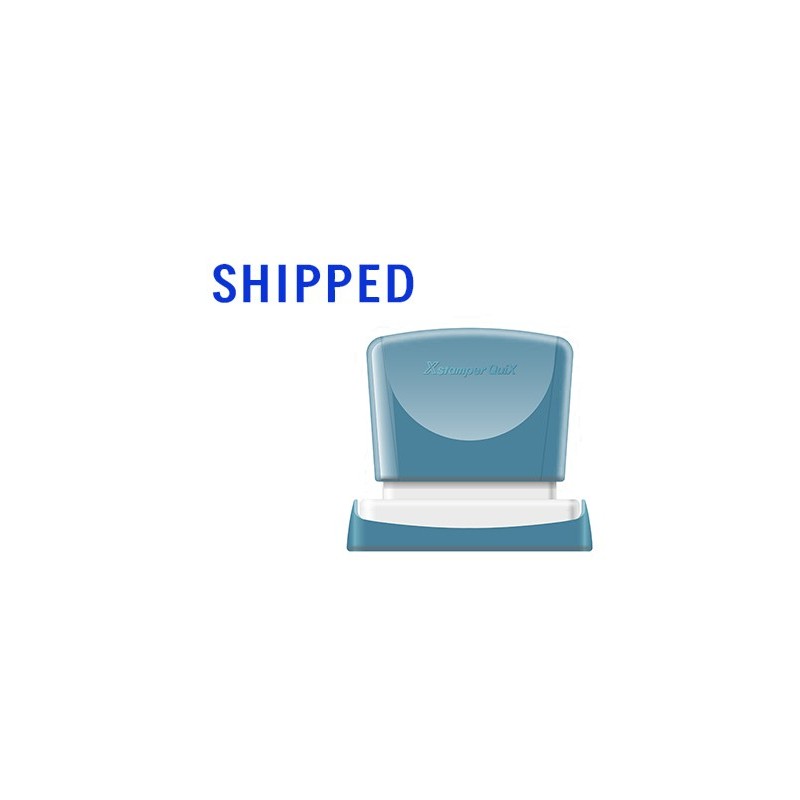 Sello x'stamper quix personalizable color azul medidas 13x49 mm q-13