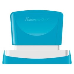 Sello x'stamper quix personalizable color azul medidas 14x60 mm q-14