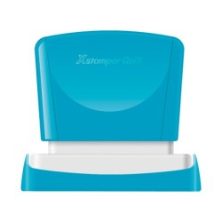 Sello x'stamper quix personalizable color azul medidas 13x49 mm q-13