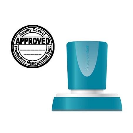 Sello x'stamper quix personalizable color negro redondo diametro 38 mm q-53