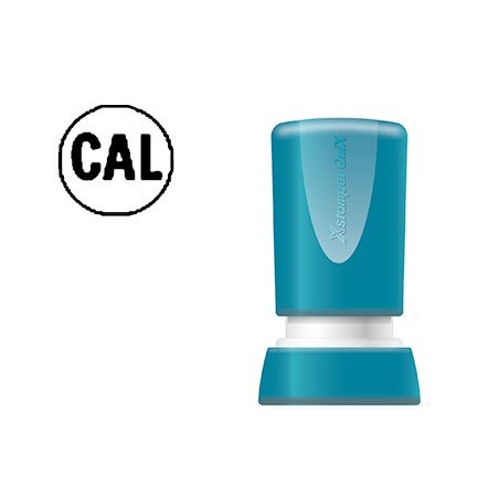 Sello x'stamper quix personalizable color negro redondo diametro 14 mm q-32