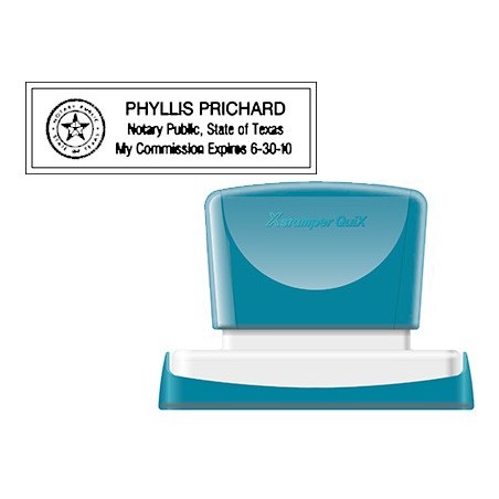 Sello x'stamper quix personalizable color negro medidas 22x69 mm q-18