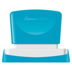 Sello x'stamper quix personalizable color negro medidas 14x60 mm q-14