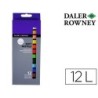 Lapices pastel oleo daler rowney simply suave caja de 12 colores surtidos