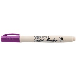 Rotulador artline supreme brush pintura base de agua punta tipo pincel trazo variable magenta