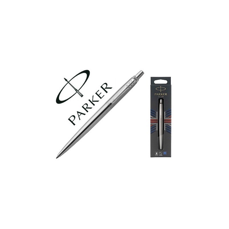 Boligrafo parker jotter core acero ct en blister
