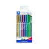 Rotulador staedtler metalico 8323 blister de 6 unidades colores surtidos  1 rotulador calibrado 308 c2-9