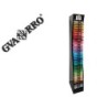 Expositor guarro metalico vacio 36 estantes para cartulina iris din a4 185 gr 30x40x200 cm