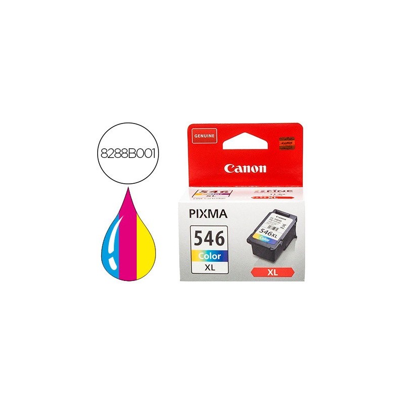 Ink-jet canon cl-546xl mg 2450 / 2550 color 500 pag