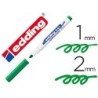 Rotulador edding para pizarra blanca 661 color verde punta redonda 1-2 mm