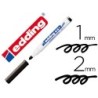 Rotulador edding para pizarra blanca 661 color negro punta redonda 1-2 mm