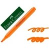 Rotulador faber fluorescente textliner 38 naranja