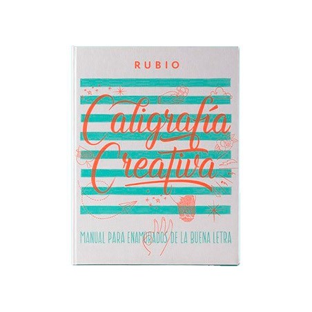 Libro de caligrafia rubio creativa 1 150 paginas tapa dura 27x21 cm