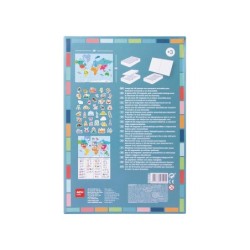 Juego apli didactico magnetico mapa mundi 40 piezas