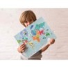 Juego apli didactico magnetico mapa mundi 40 piezas