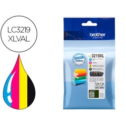 Ink-jet brother lc3219xlval multipack 4 colores negro / amarillo / cian / magenta alta capacidad 3000 pag negro
